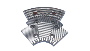 Disc Refinerfillings up to Ø1500 mm and 1000 Kg. In special material and special knifes